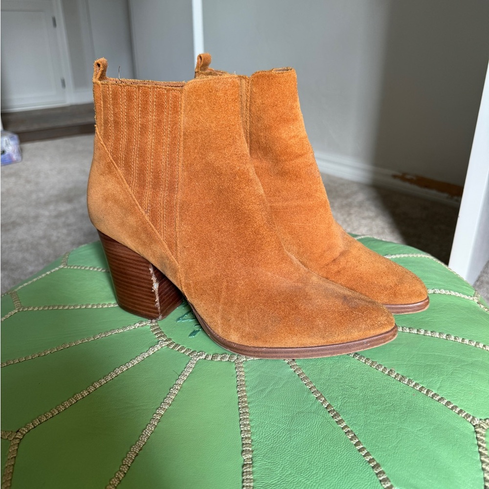Marc Fisher Albert Stacked Heel Bootie